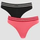 String MP Impact Essentials en édition limitée pour femmes (lot de 2) – Noir/Rose