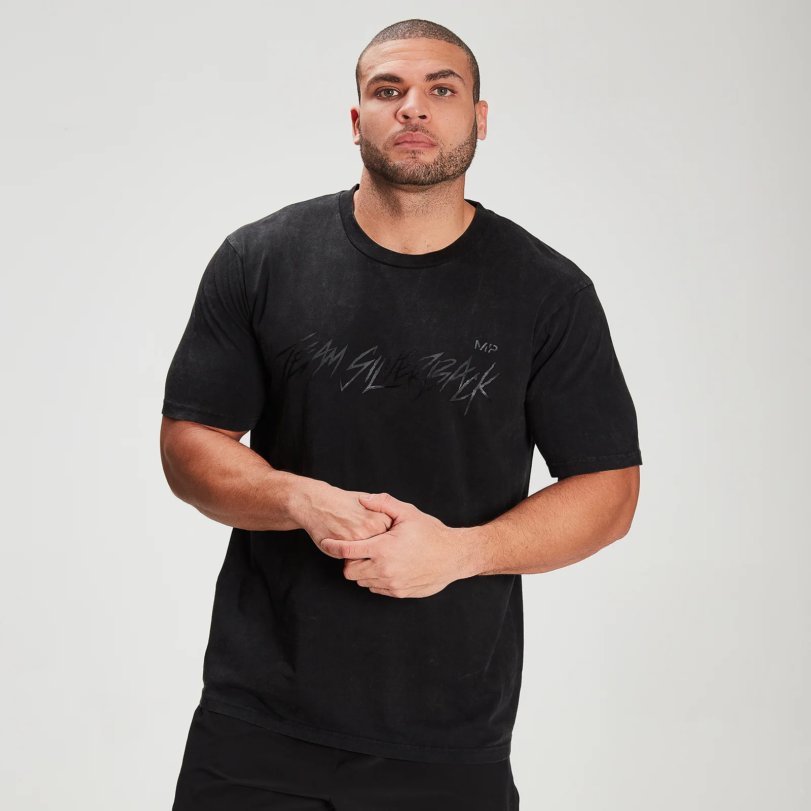 MP X Zack George Men's Washed T-Shirt - Black - XXS Image 1
