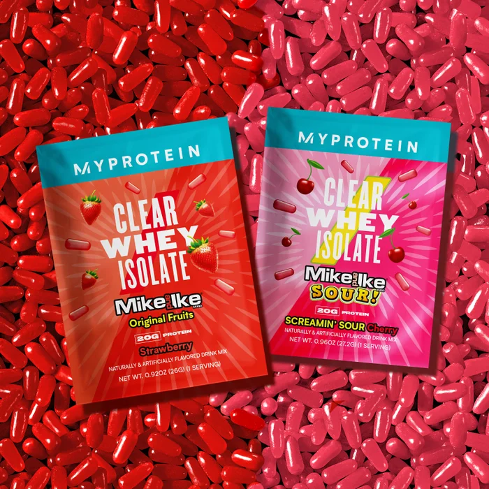 Myprotein Clear Whey Isolate (Sample), Mike and Ike