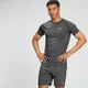 T-shirt à manches courtes MP Tempo Graphic pour hommes – Carbone