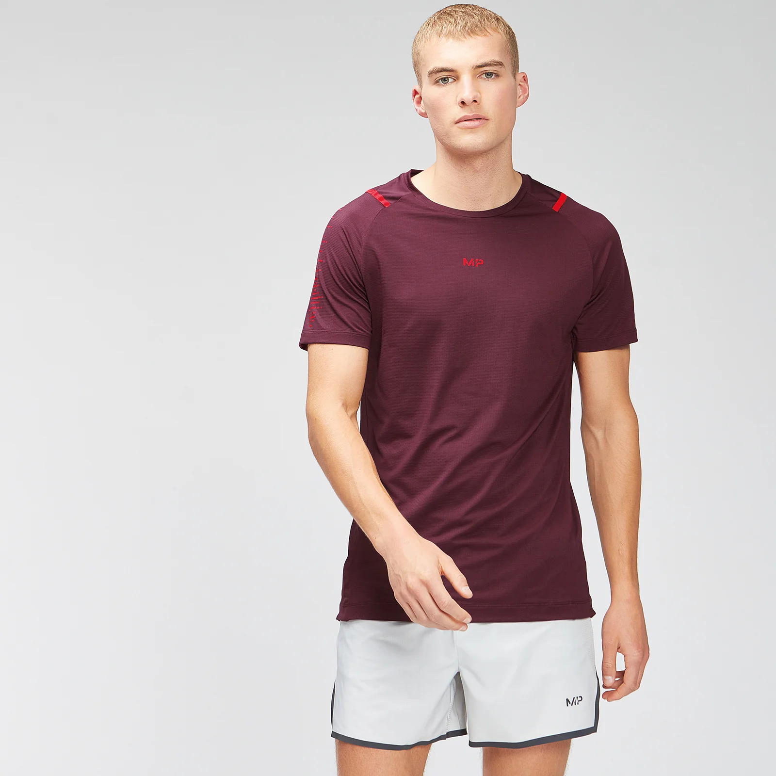 T-shirt à manches courtes MP Velocity pour hommes – Merlot - XXS Image 1