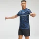T-shirt à manches courtes et imprimé camouflage MP Adapt pour hommes – Imprimé camouflage bleu