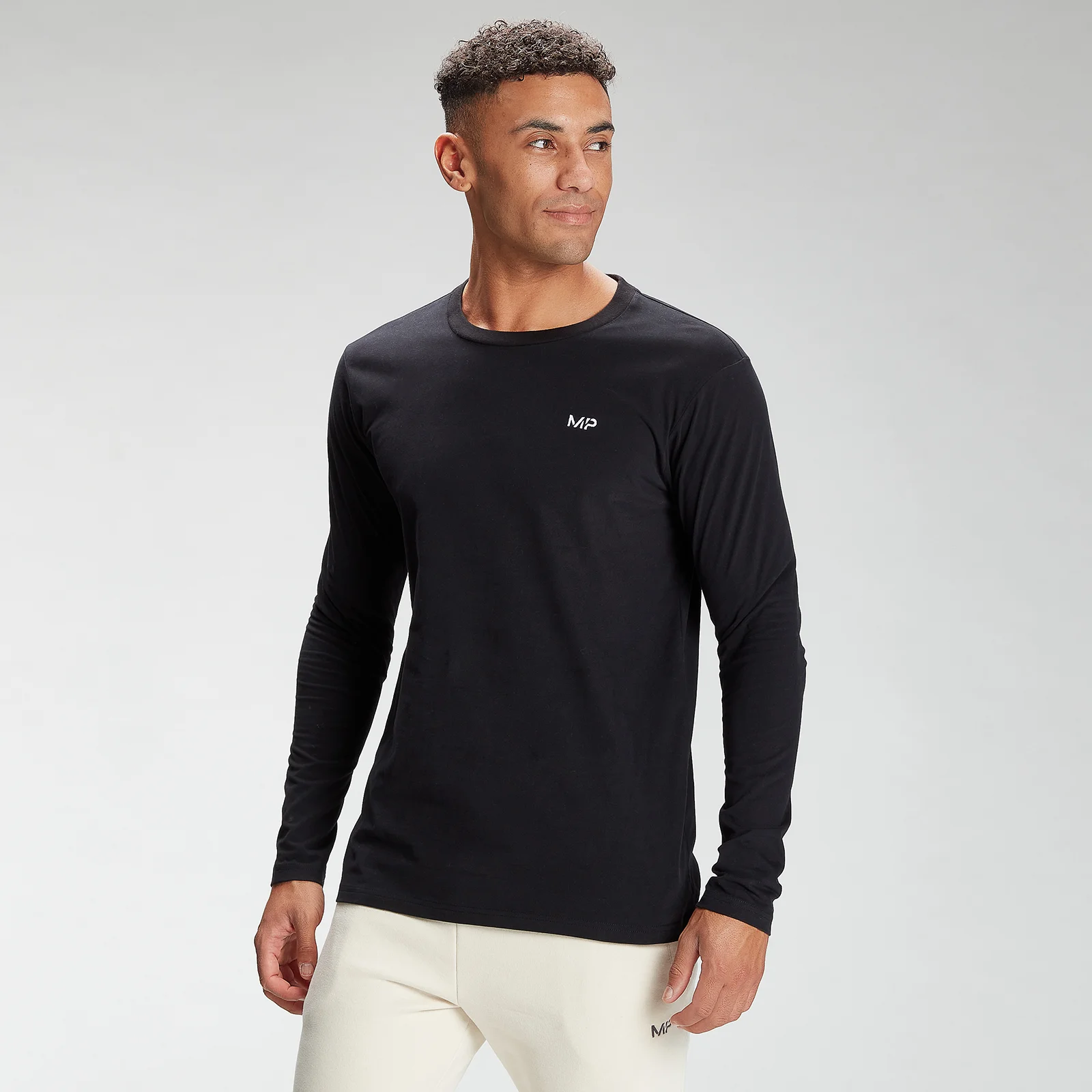 Haut à manches longues MP Essentials pour hommes – Noir - XXS Image 1
