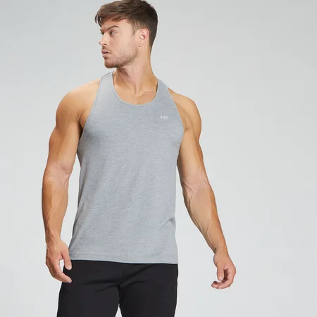 Débardeur MP Essentials pour hommes – Gris chiné classique