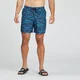 Short de bain imprimé MP Pacific pour hommes – Bleu