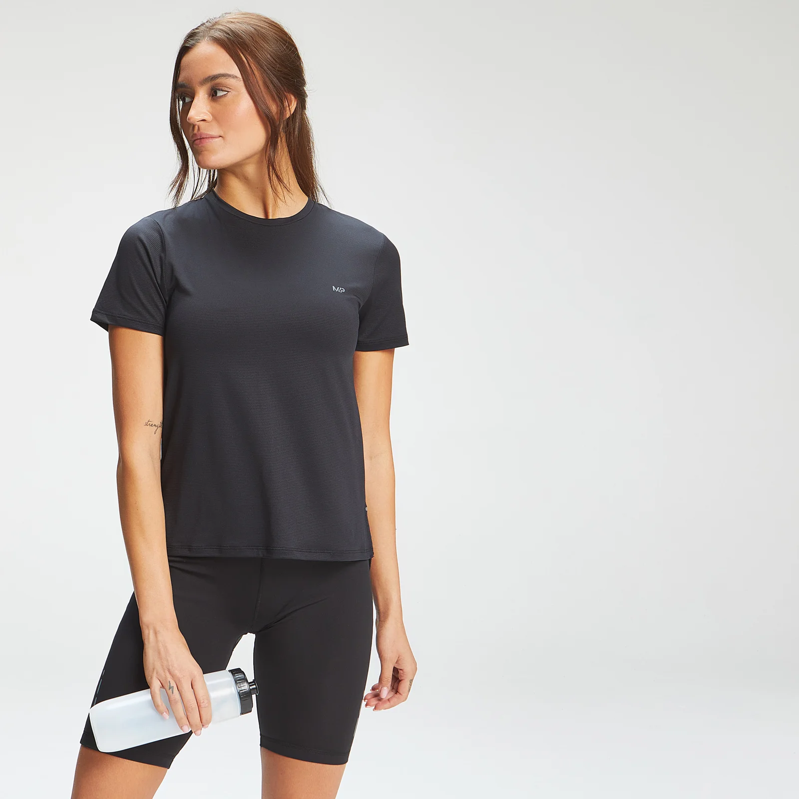 T-shirt fendu au dos MP Power Ultra pour femmes – Noir - XXS Image 1