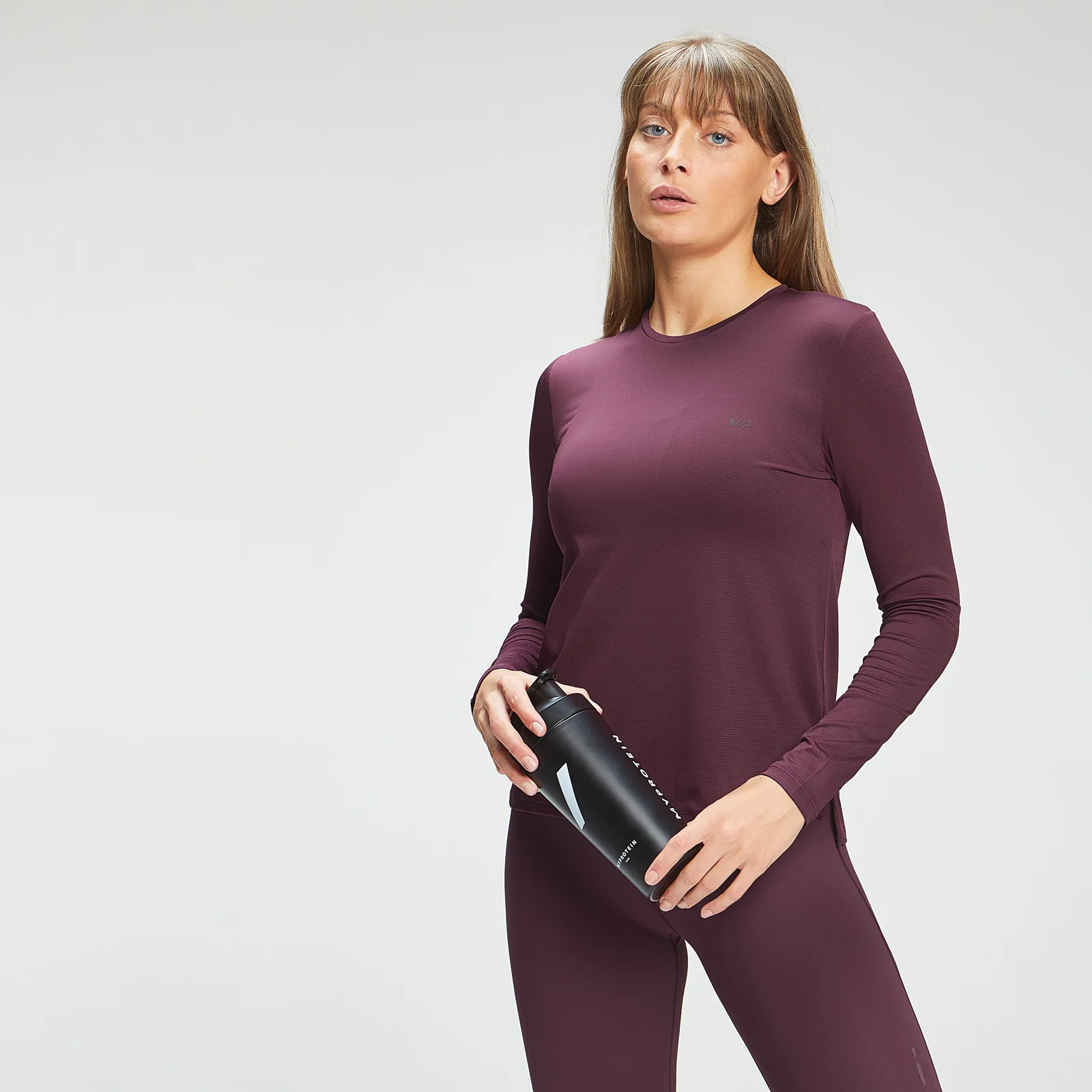 T-shirt à manches longues MP Power Ultra pour femmes – Bordeaux - XXS Image 1