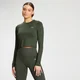 Crop top d’entraînement à manches longues Dry-Tech MP Essentials pour femmes – Feuille de vigne
