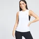 Débardeur d’entraînement à emmanchures échancrées MP Essentials pour femmes – Blanc