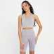Brassière de sport sans coutures MP Composure pour femmes – Violet fumé