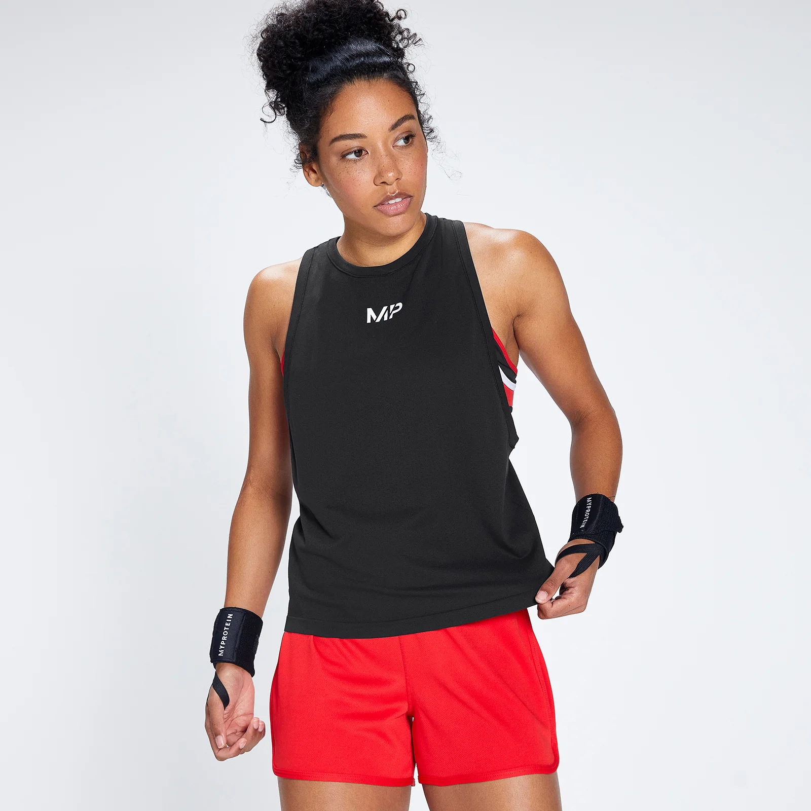 Débardeur léger sans coutures MP Engage pour femmes – Noir/Blanc - XXS Image 1