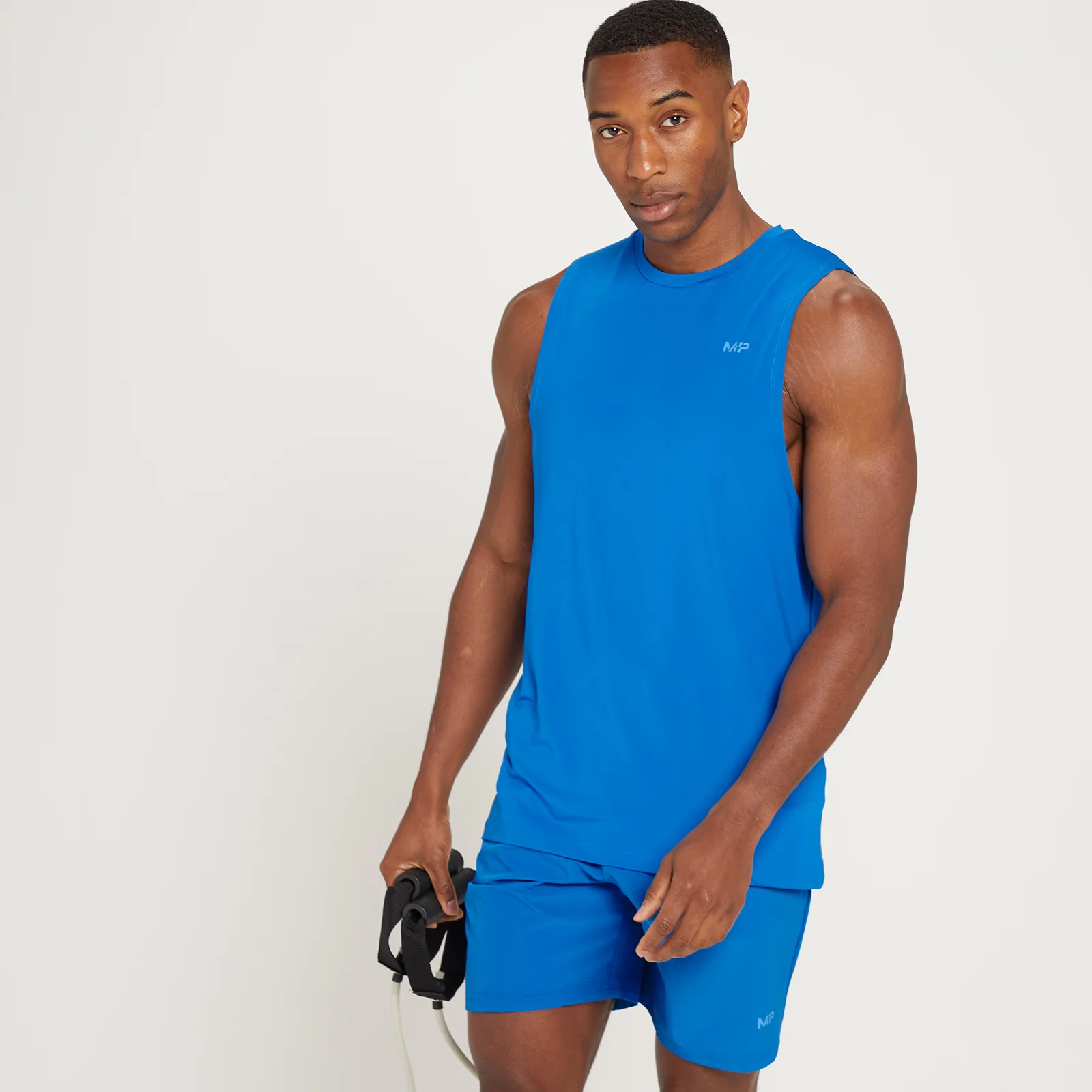 Débardeur d’entraînement MP Linear Mark Graphic pour hommes – Bleu pur - XXS Image 1