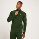 Haut d’entraînement à fermeture éclair ¼ MP Linear Mark Graphic pour hommes – Vert foncé