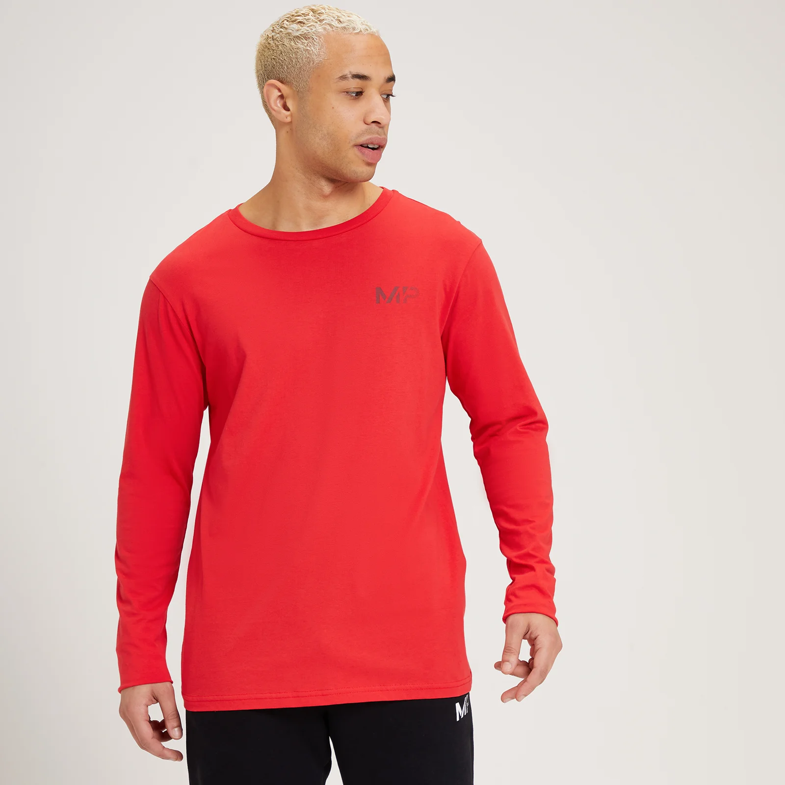 T-shirt à manches longues MP Fade Graphic pour hommes – Rouge danger - XXS Image 1