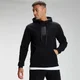 Sweat à capuche à imprimé répétitif MP Graphic pour hommes – Noir