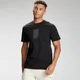 T-shirt à manches courtes à imprimé répétitif MP Graphic pour hommes – Noir