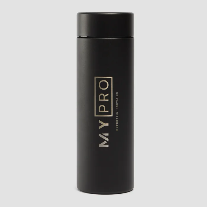 Bouteille d’eau en acier inoxydable de grande taille MYPRO – Noir – 750 ml