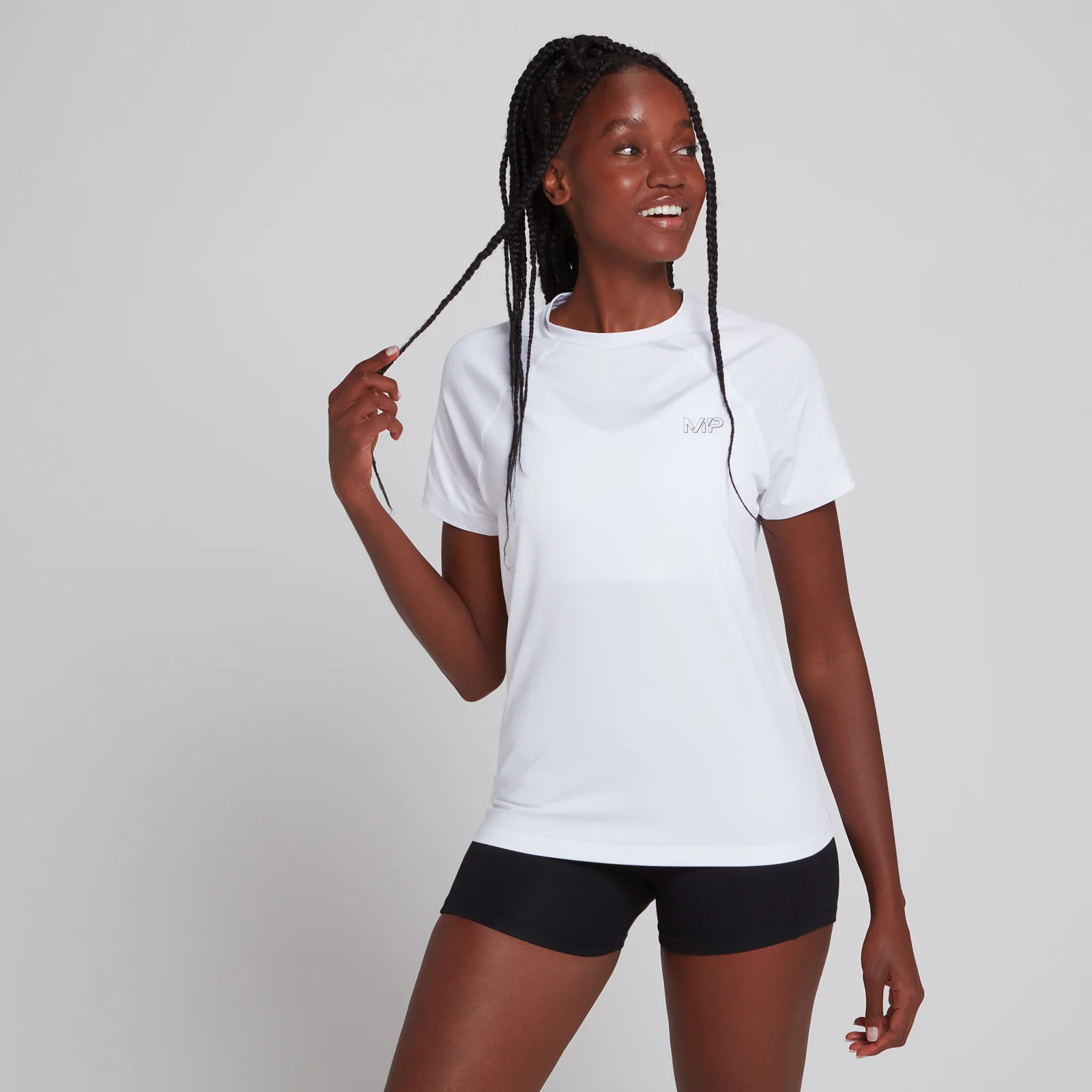 T-shirt d’entraînement MP Infinity Mark pour femmes – Blanc - XXS Image 1
