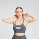 Brassière de sport MP Chalk Graphic pour femmes – Carbone