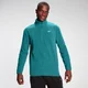 Polaire à fermeture éclair ¼ MP Rest Day pour hommes – Bleu sarcelle
