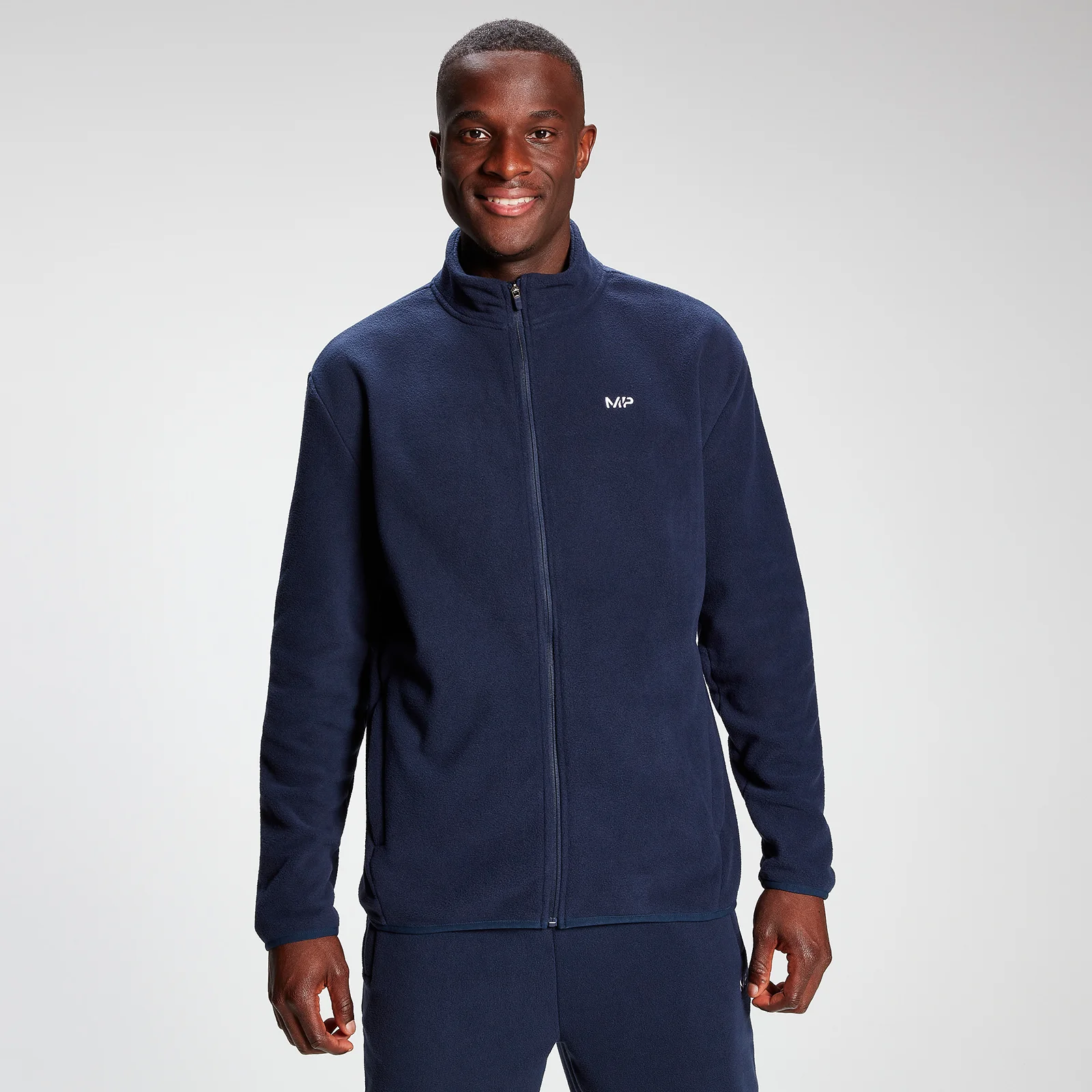 Polaire zippée MP Rest Day pour hommes – Bleu marine - XXS Image 1