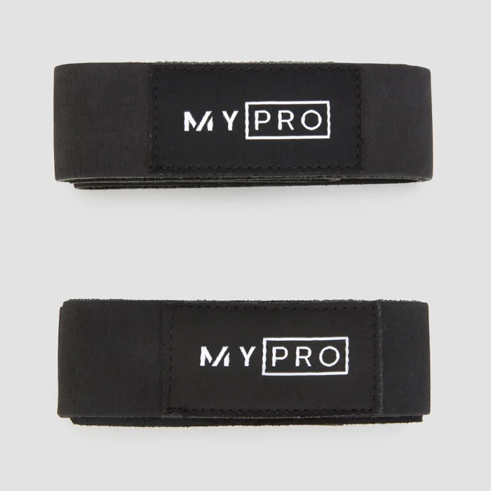 Sangles de traction en daim MYPRO – Noir