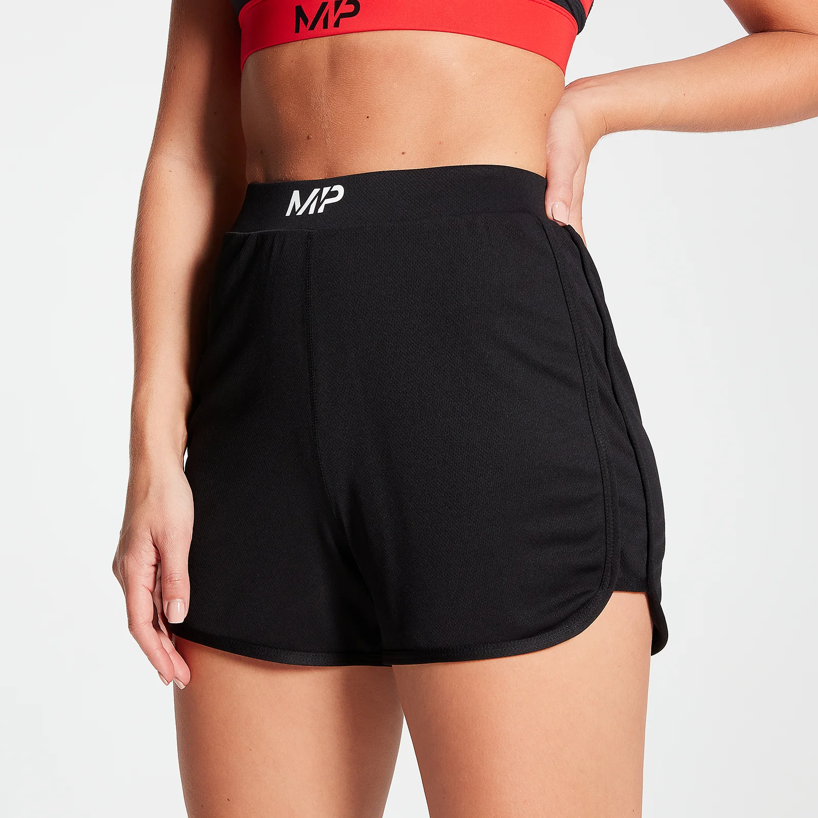 Short en jersey léger MP Engage pour femmes – Noir - XXS Image 1
