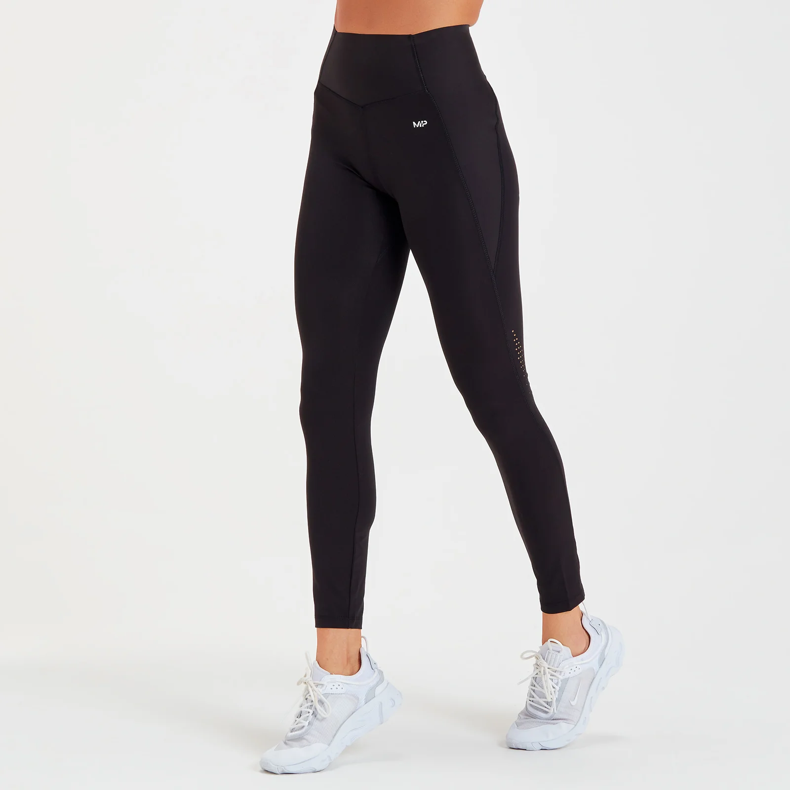 MP Women's Sculpt Laser Cut Leggings - Black - XXS Image 1