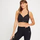 Brassière de sport à bonnets moulés et maintien supérieur MP pour femmes – Noir