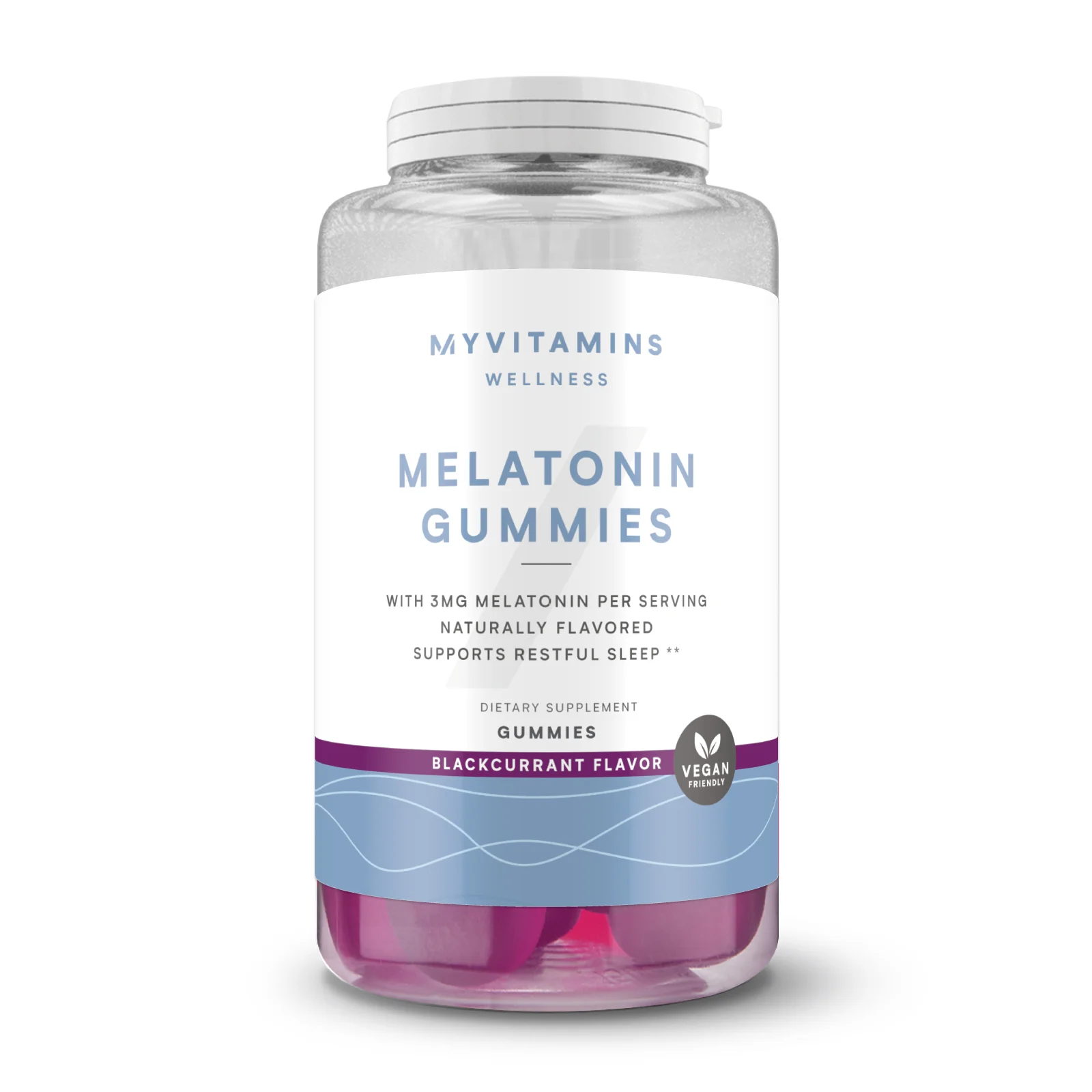 Melatonin Gummies - 30gommes à mâcher - Cassis Image 1