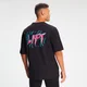T-shirt oversize MP Retro Lift pour hommes – Noir