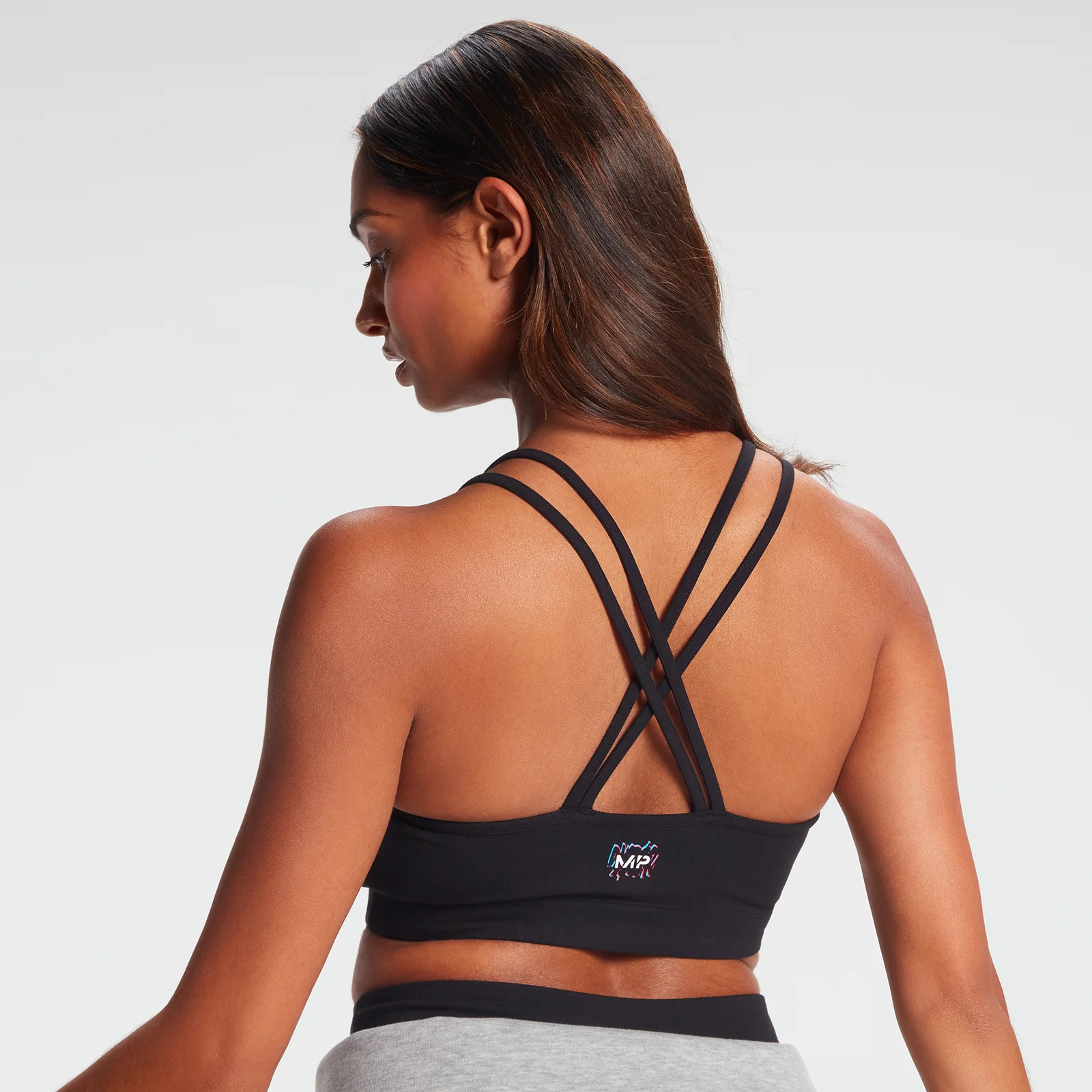 Brassière de sport MP Retro Lift pour femmes – Noir - XXS Image 1