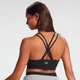 Brassière de sport MP Retro Lift pour femmes – Noir
