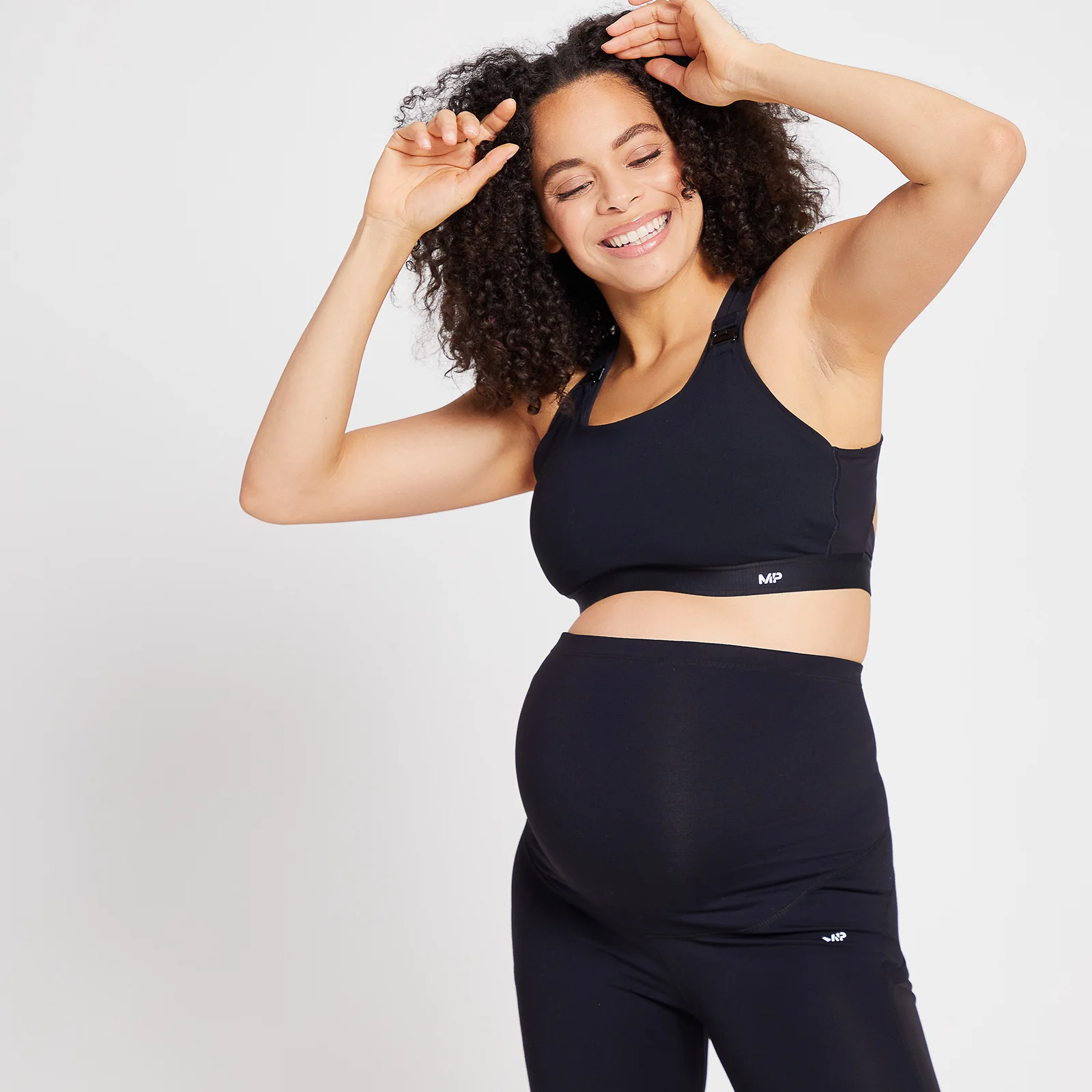 Brassière de sport de maternité/d’allaitement MP Power pour femmes – Noir - XXS Image 1