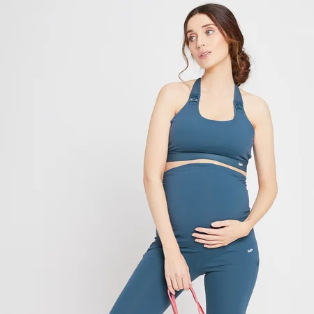 Brassière de sport de maternité/d’allaitement MP Power pour femmes – Bleu poudré