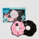 Chouchou réfléchissant Power MP X Invisibobble® – Noir/Rose – Lot de 2