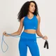 Brassière de sport longue MP Power pour femmes – Bleu pur