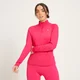 Haut d’entraînement à fermeture éclair ¼ coupe slim MP pour femmes – Magenta