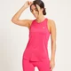 Débardeur d’entraînement à dos nageur en maille filet MP pour femmes – Magenta