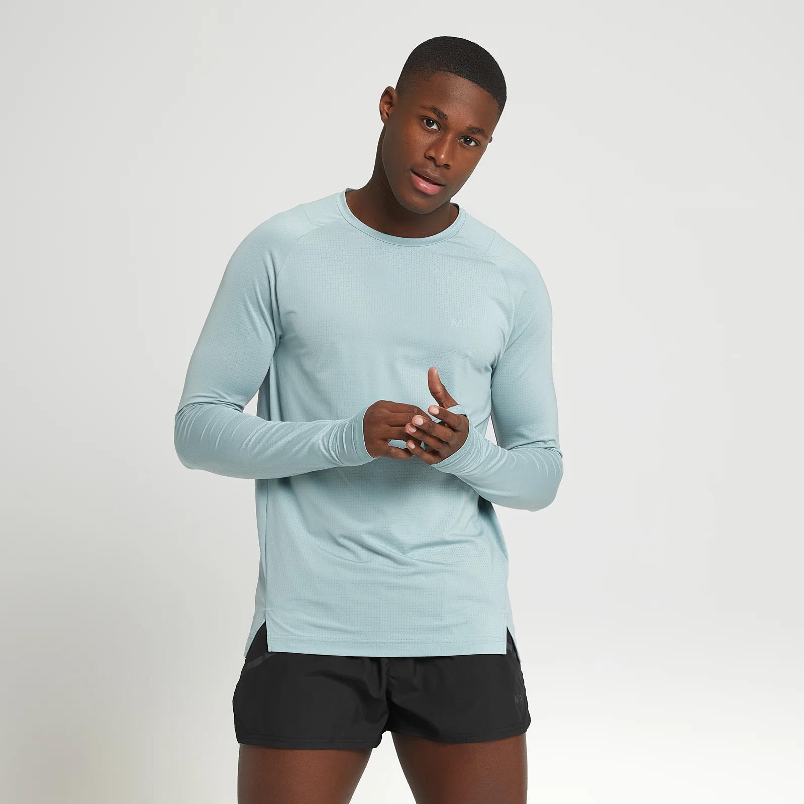 T-shirt à manches longues MP Velocity Ultra pour hommes – Bleu glacé - XXS Image 1