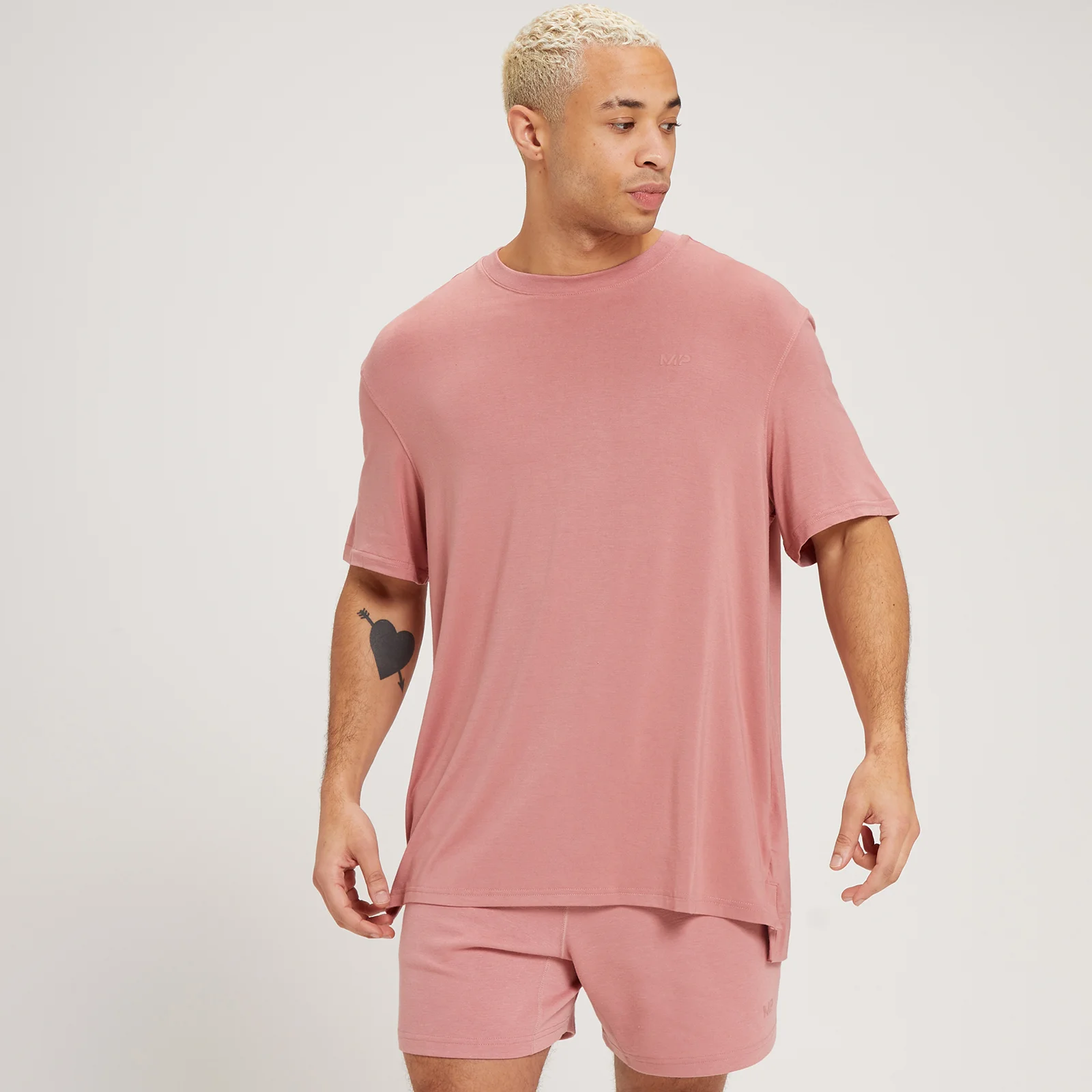 T-shirt oversize à manches courtes MP Composure pour hommes – Rose délavé - XXS Image 1