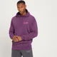 Sweat à capuche délavé MP Adapt pour hommes – Violet foncé
