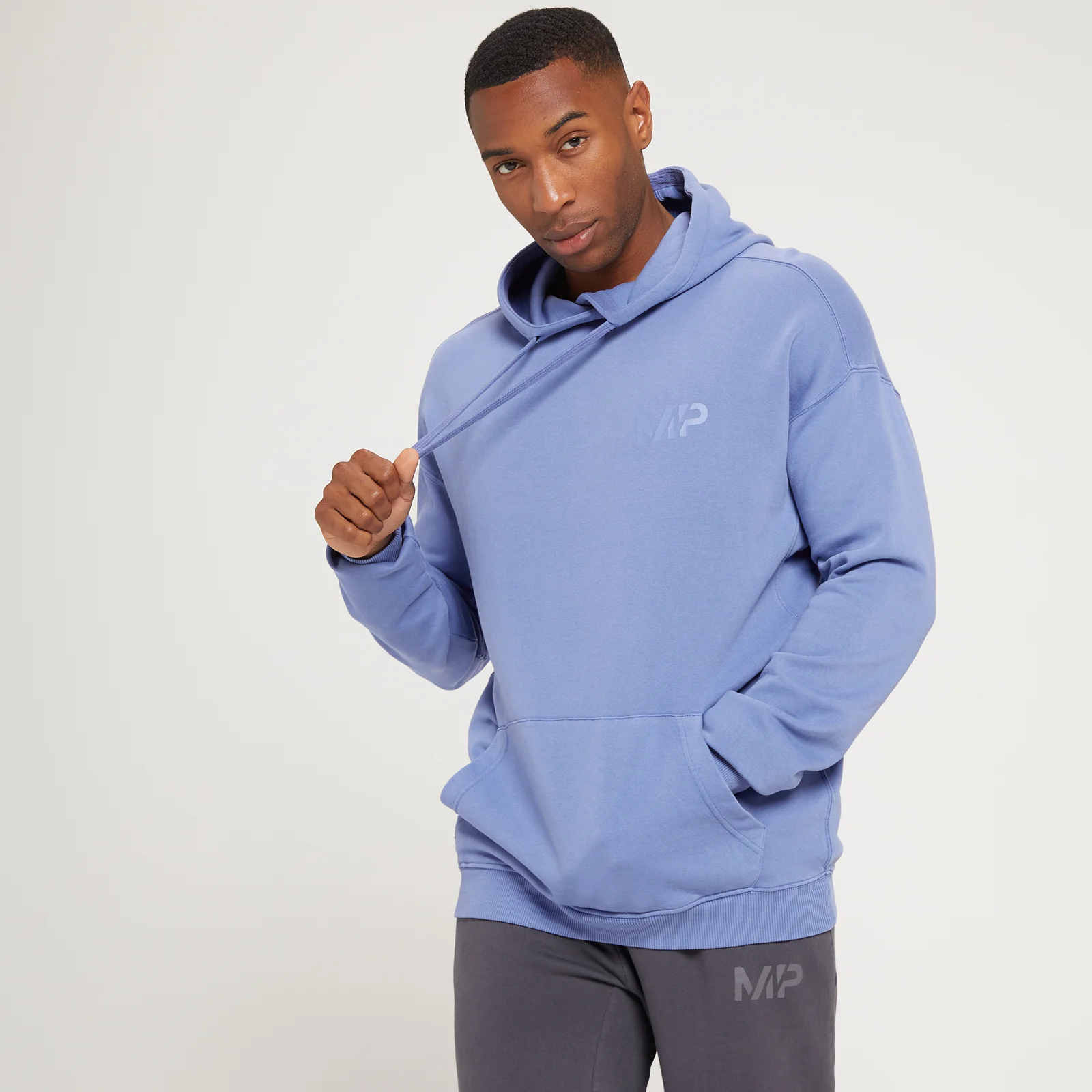 Sweat à capuche délavé MP Adapt pour hommes – Violet craie - XXS Image 1
