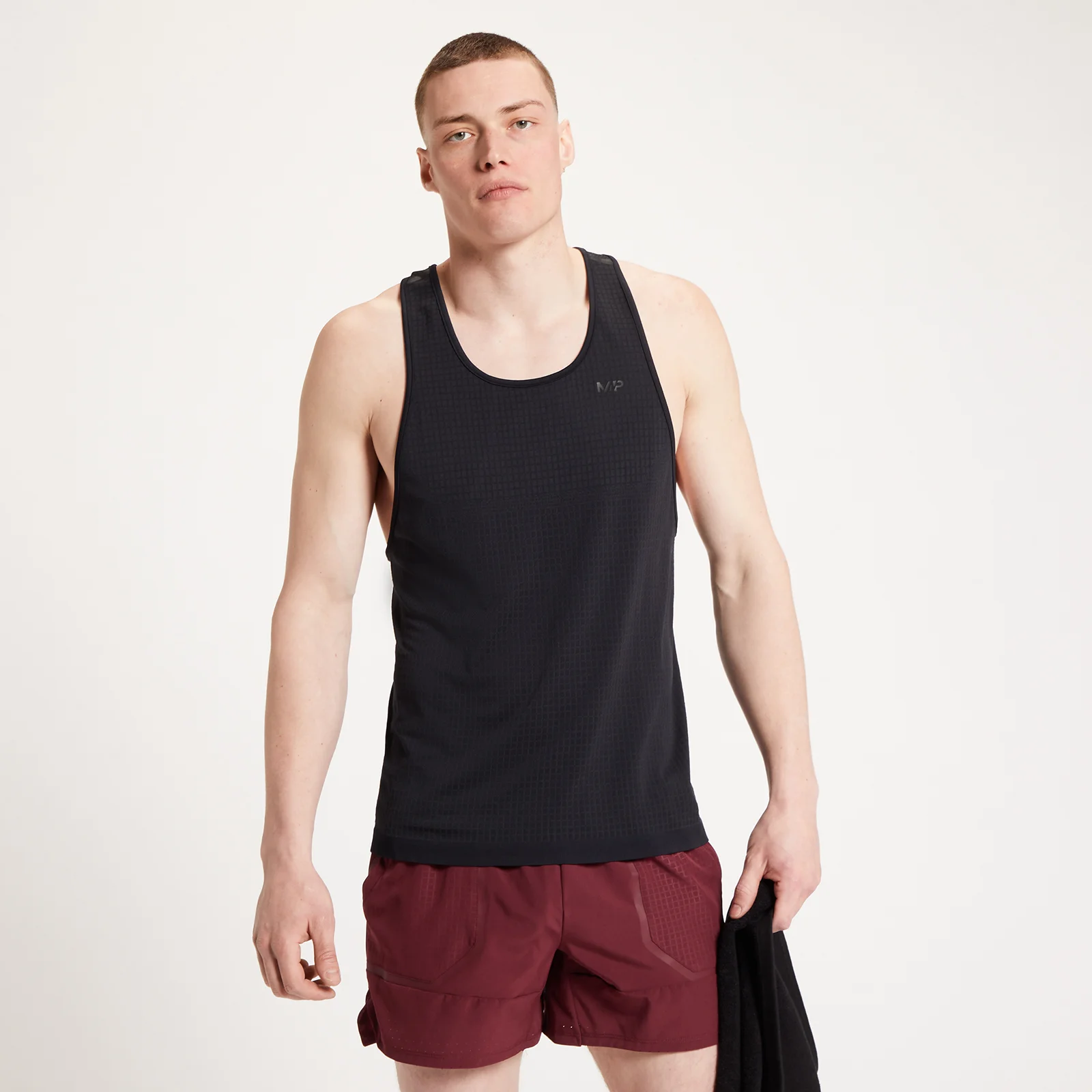 Débardeur sans coutures MP Tempo Ultra pour hommes – Noir - XXS Image 1