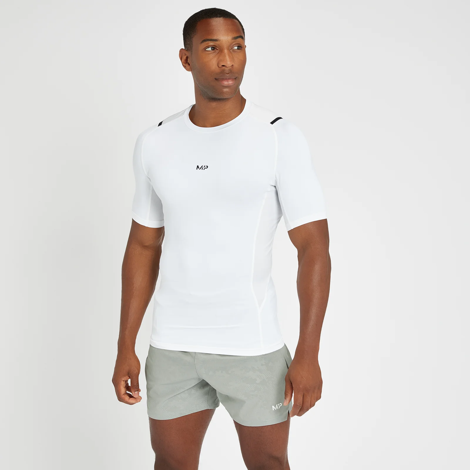 T-shirt première couche à manches courtes MP Engage pour hommes – Blanc - XXS Image 1