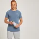 T-shirt à manches courtes MP Form pour hommes – Bleu acier