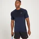 T-shirt sans coutures à manches courtes MP Essentials pour hommes – Bleu foncé chiné