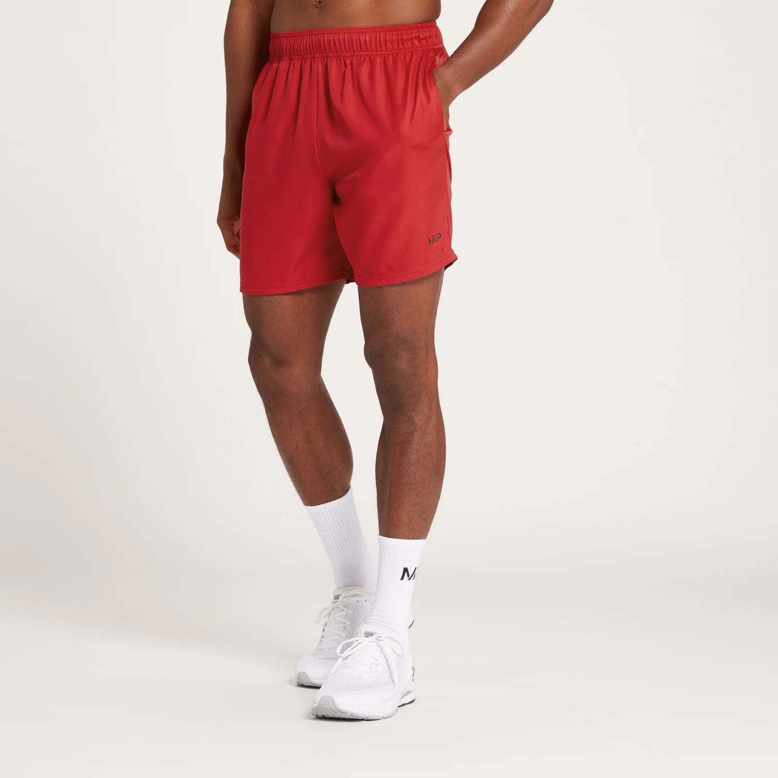 Short à imprimé répétitif MP Graphic Training pour hommes – Lie-de-vin - S Image 1