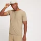 T-shirt à manches courtes à imprimé répétitif MP Graphic pour hommes – Taupe