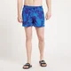 Short de bain à imprimé MP Atlantic pour hommes – Bleu pur